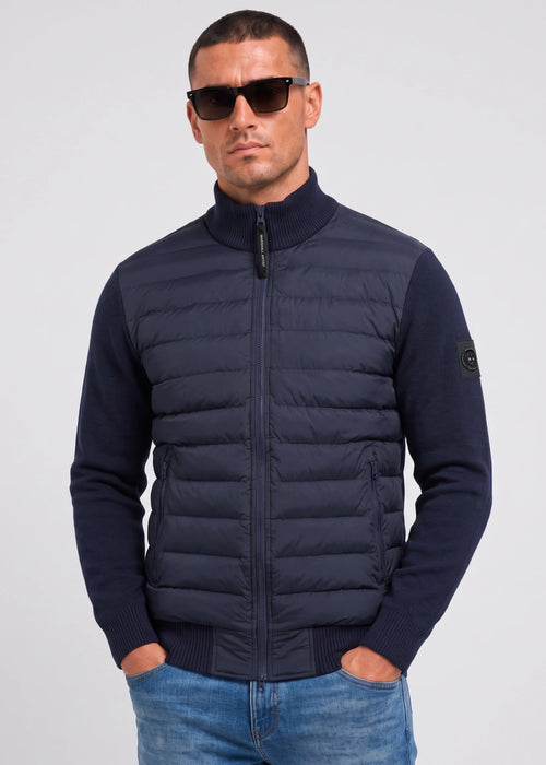 Aldgate hybrid knit - navy