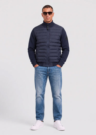 Marshall Artist Vesten Aldgate hybrid knit - navy
