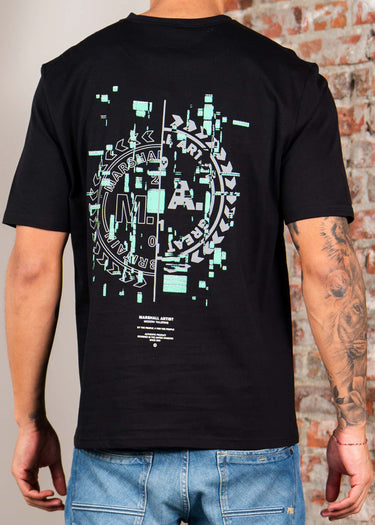 Marshall Artist T-shirts Glitch theory back print t-shirt - black