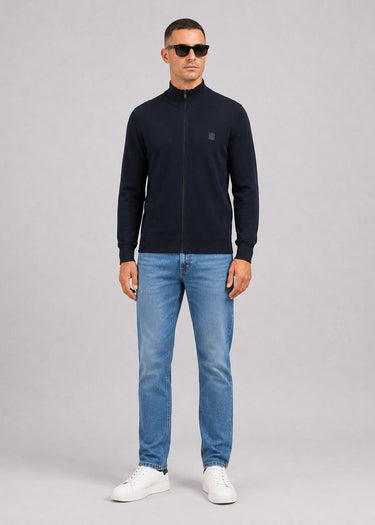 Hugo Boss Truien Kanozip s - dark blue