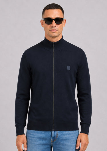 Hugo Boss Truien Kanozip s - dark blue