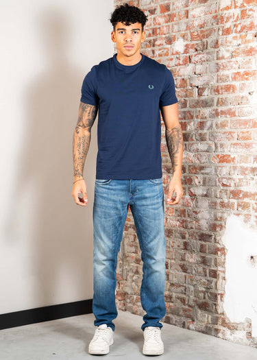 Fred Perry T-shirts Ringer t-shirt - tennis blue
