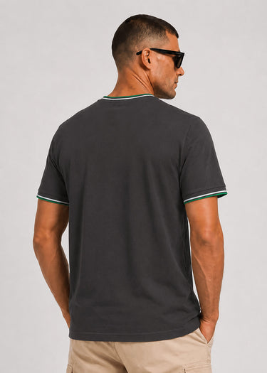 Fred Perry T-shirts Twin tipped t-shirt - anchor grey light ice sport green