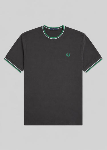 Fred Perry T-shirts Twin tipped t-shirt - anchor grey light ice sport green