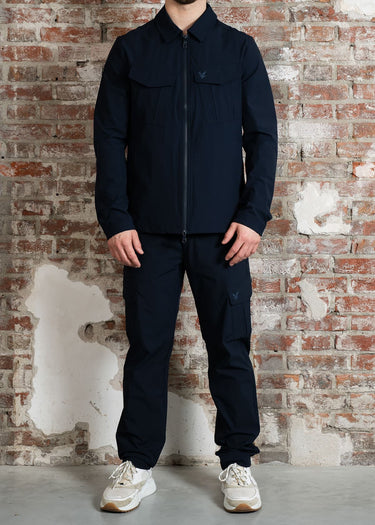 Lyle & Scott Overshirts Nylon pocket overshirt - dark navy