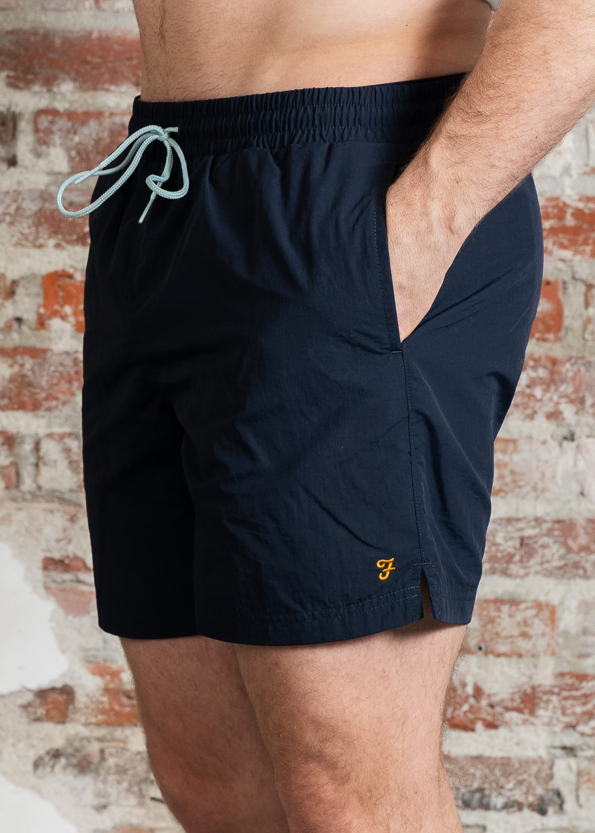 Farah Zwembroeken Colbert plain swim - navy