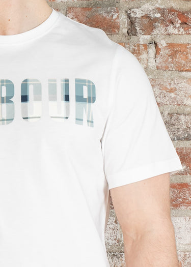 Barbour T-shirts Barbour thurford t-shirt - white