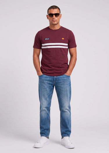 Ellesse T-shirts Venire tee - burgundy
