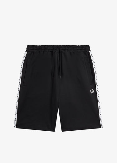 Fred Perry Korte Broeken Taped tricot short - black