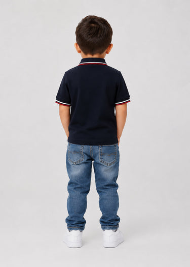 Fred Perry Polo's My first twin tipped fred perry shirt - navy snow white burnt red