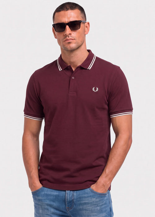 Twin tipped polo - oxblood