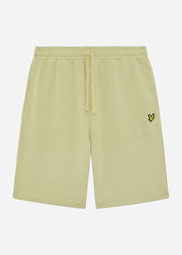 Lyle & Scott Korte Broeken Plain sweat short - herb green