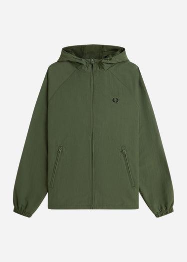 Fred Perry Jassen Hooded shell jacket - laurel wreath green