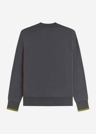 Fred Perry Truien Crew neck sweatshirt - Anchor Grey Tennis Blue