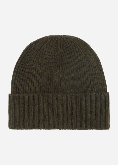 Barbour Mutsen  Carlton beanie hat - dark green 