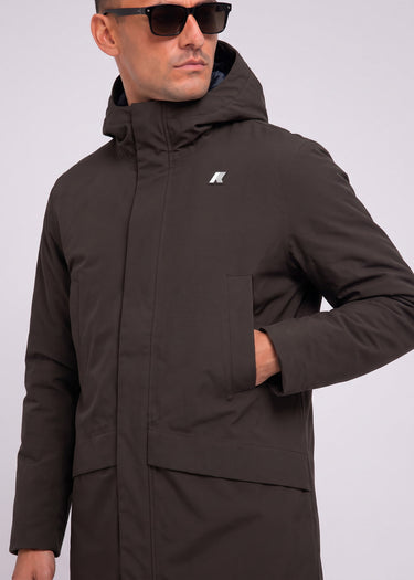 K-Way Jassen Jarno twill marmotta - black olive blue airforce