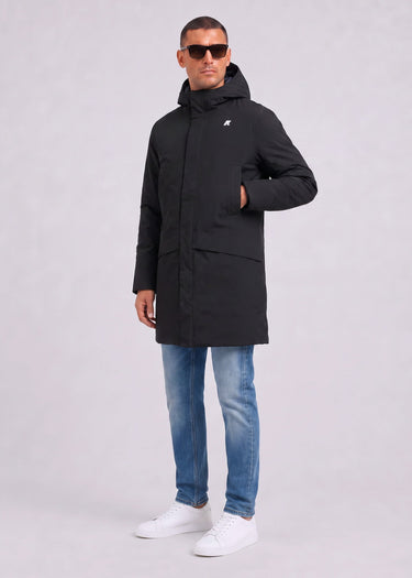 K-Way Jassen Jarno twill marmotta - black p blue a