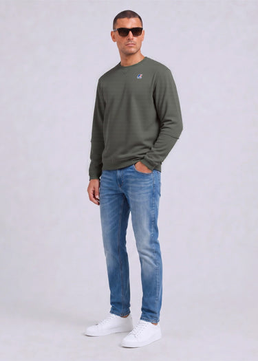 K-Way Pullover Nael brushed pc - green blackish