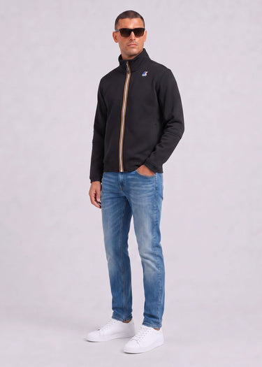 K-Way Vesten Pepin brushed pc - black pure