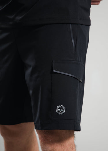 Marshall Artist Korte Broeken Trail cargo short - black