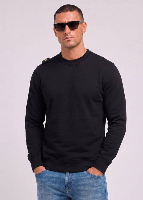 Training crew sweatshirt - black