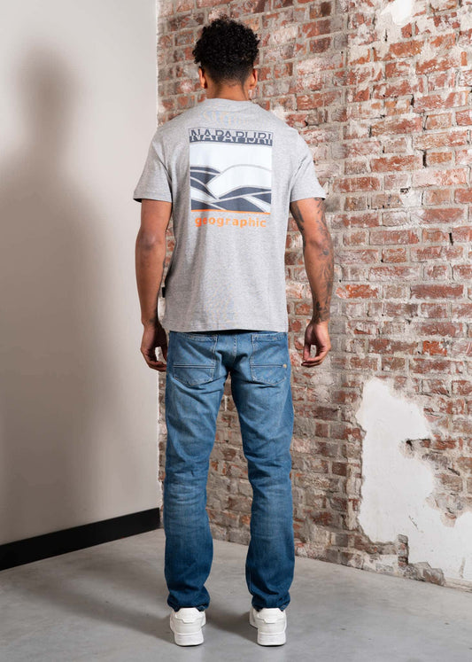 Napapijri T-shirts S sovana - med grey mel