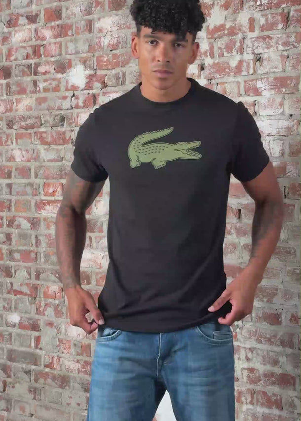 Lacoste T-shirts Lacoste logo t-shirt - black