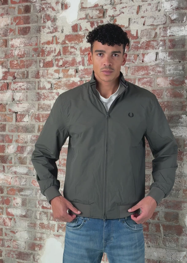 Fred Perry Jassen The brentham jacket - field green black