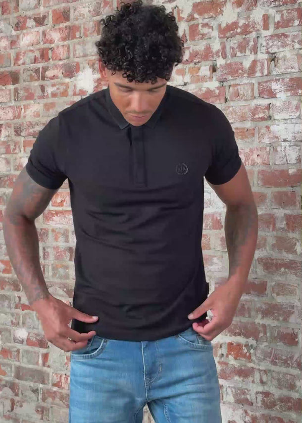 Armani Exchange Polo's Polo - black