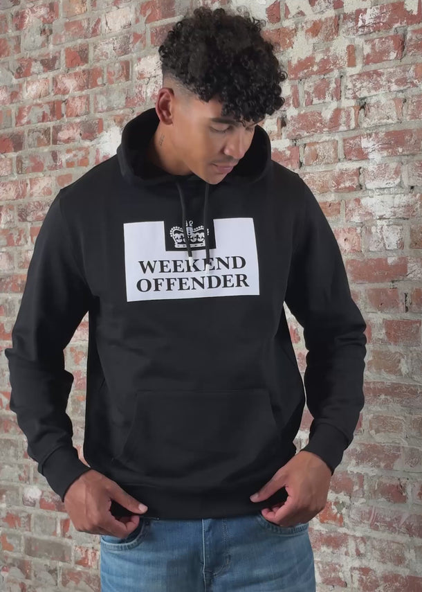 Weekend Offender Hoodies HM service - black