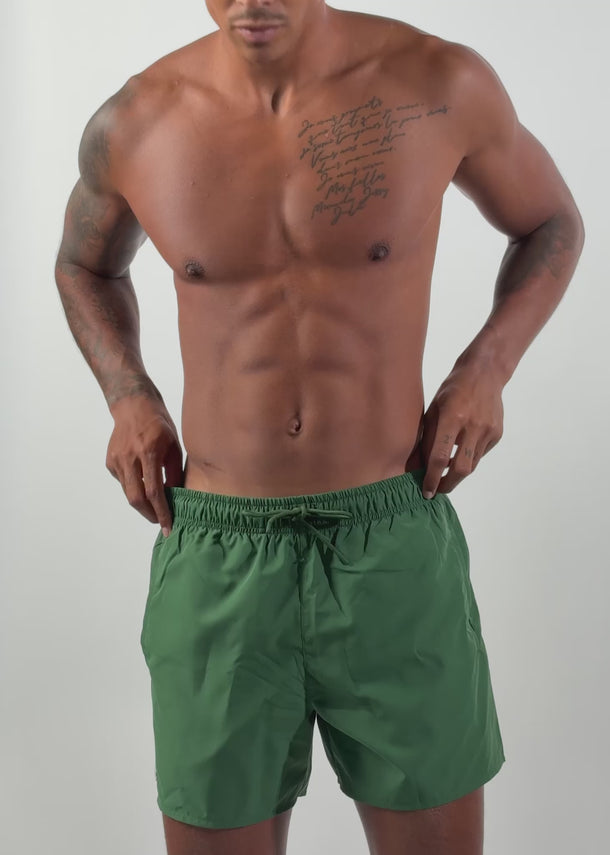 Lacoste Zwembroeken Lacoste swimming trunk - green