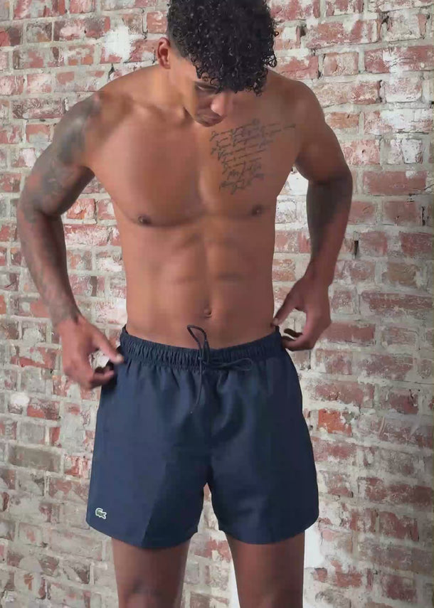 Lacoste Zwembroeken Lacoste swim short - navy blue green