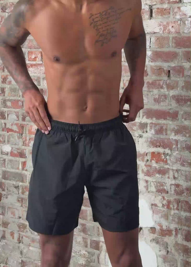 Lyle & Scott Zwembroeken Plain swim short - jet black