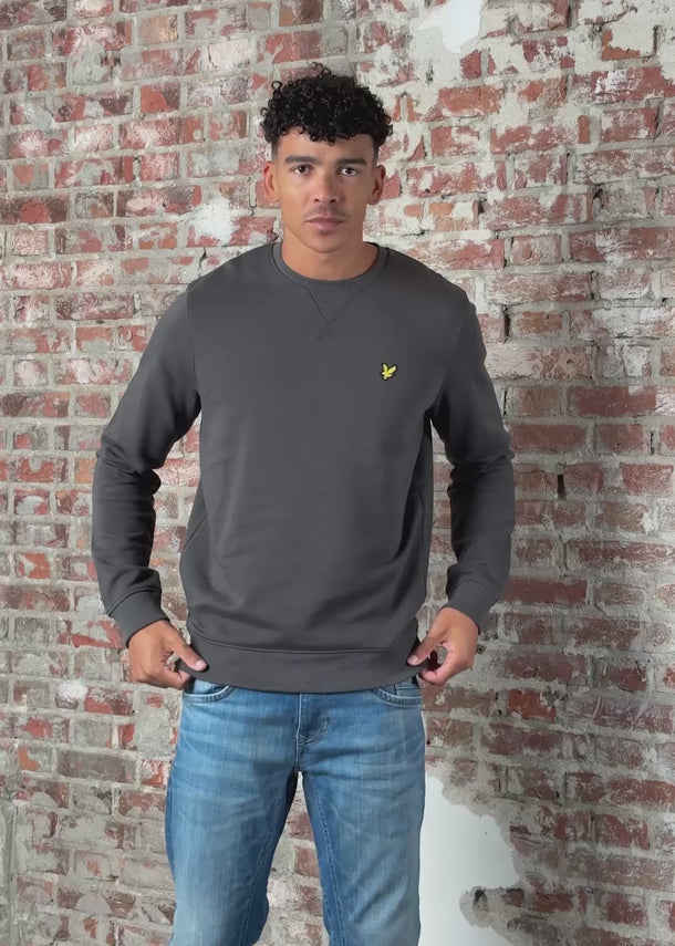 Lyle & Scott Truien Crew neck sweatshirt - gunmetal