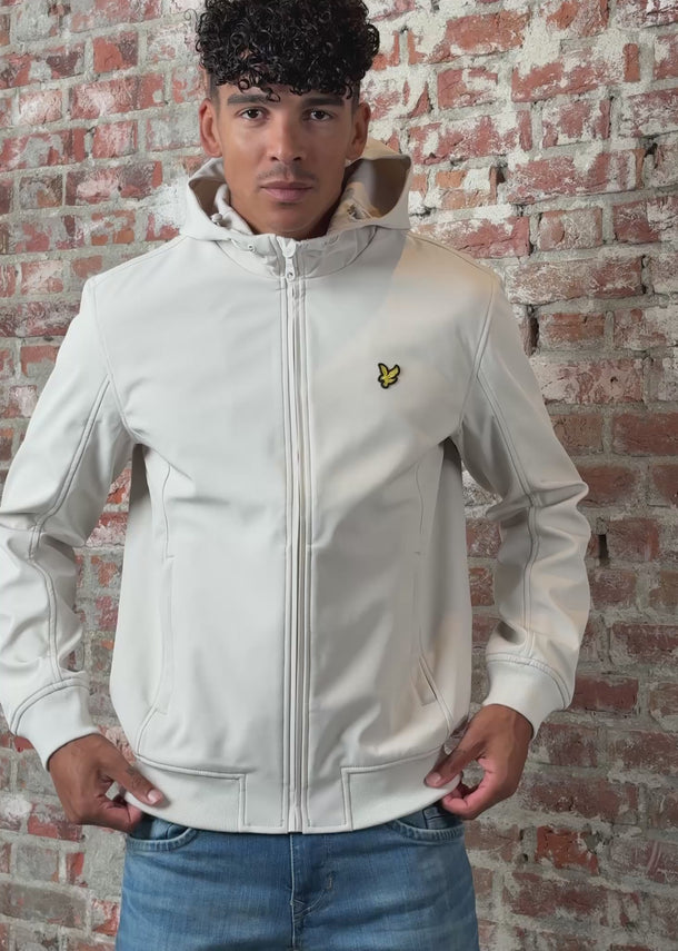 Lyle & Scott Jassen Mesh back softshell jacket - cove