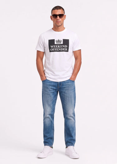 Weekend Offender T-shirts Prison - white