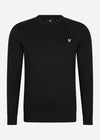 Lyle & Scott Truien Cotton crew neck jumper - jet black