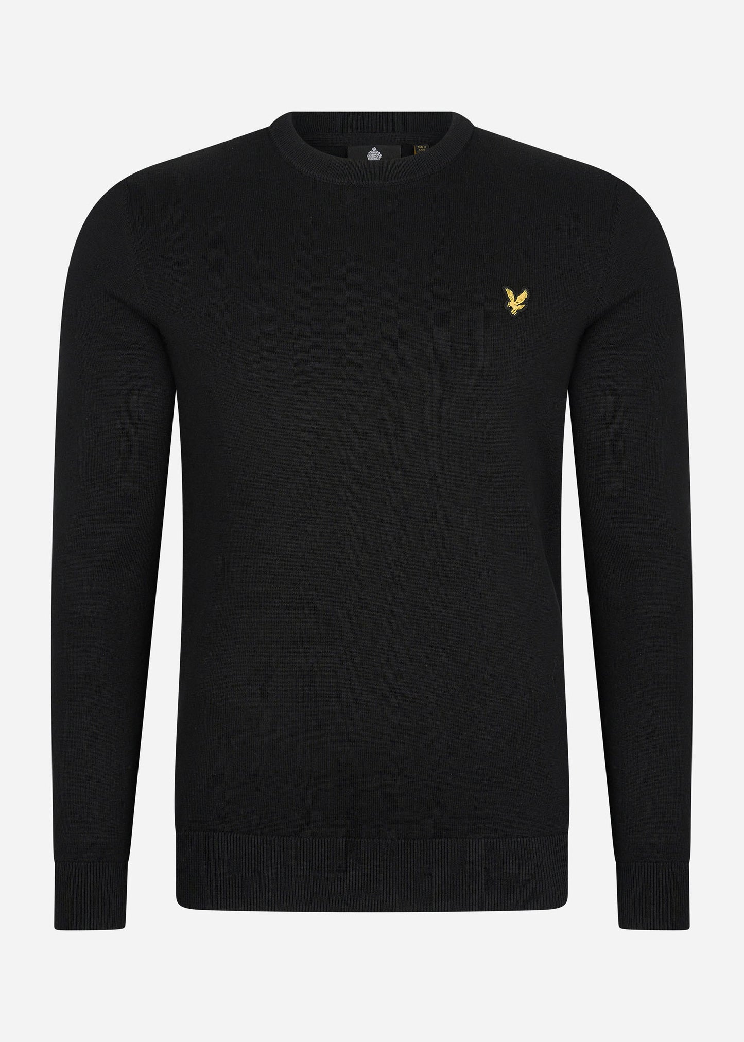 Lyle & Scott Truien Cotton crew neck jumper - jet black
