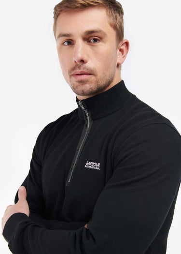Barbour International Truien  Beaker half zip - black 